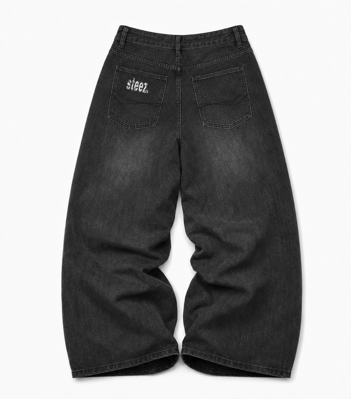 Black Freeride Baggy Jeans