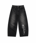 Black Freeride Baggy Jeans