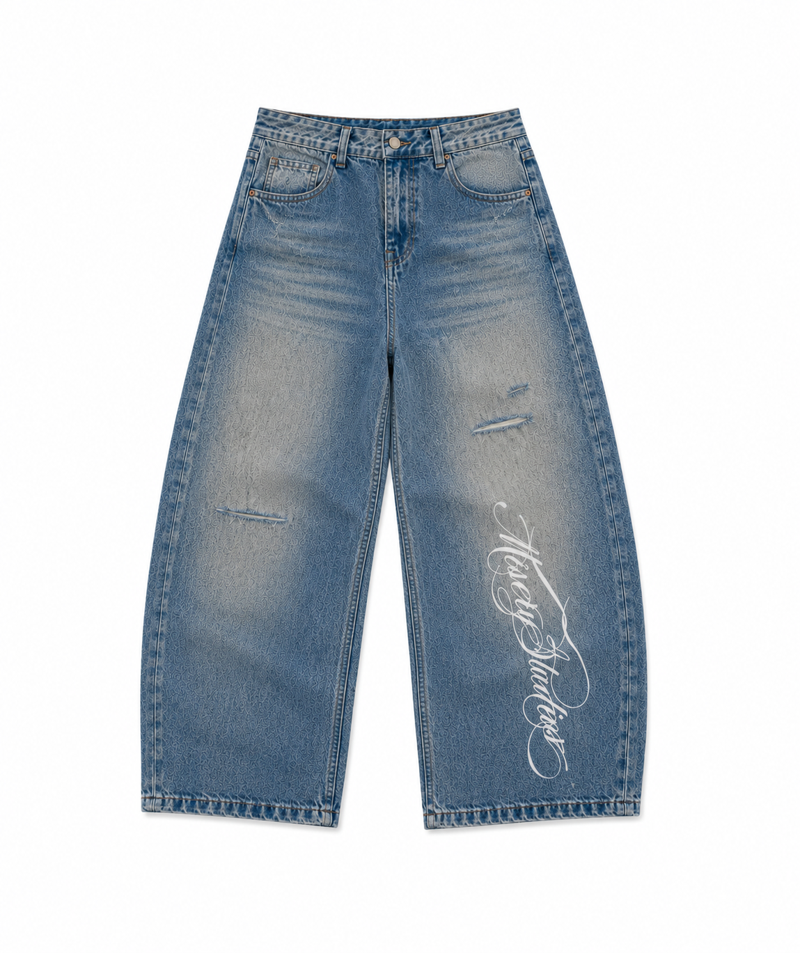 Blue Freeride Baggy Jeans
