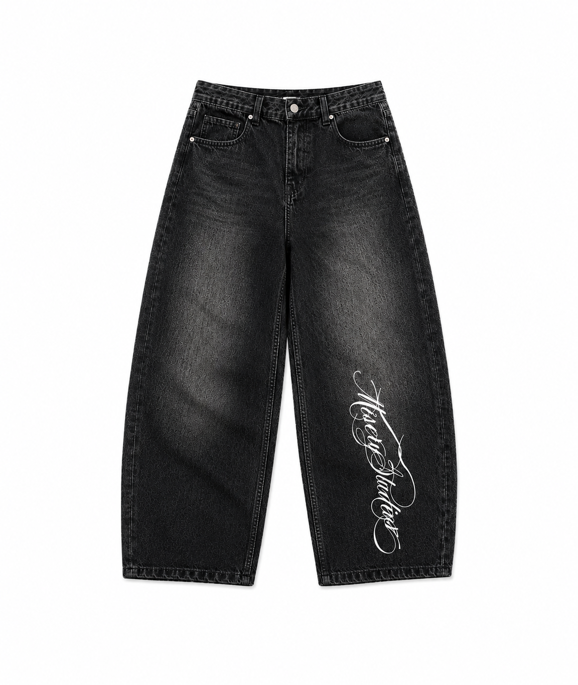 Black Freeride Baggy Jeans