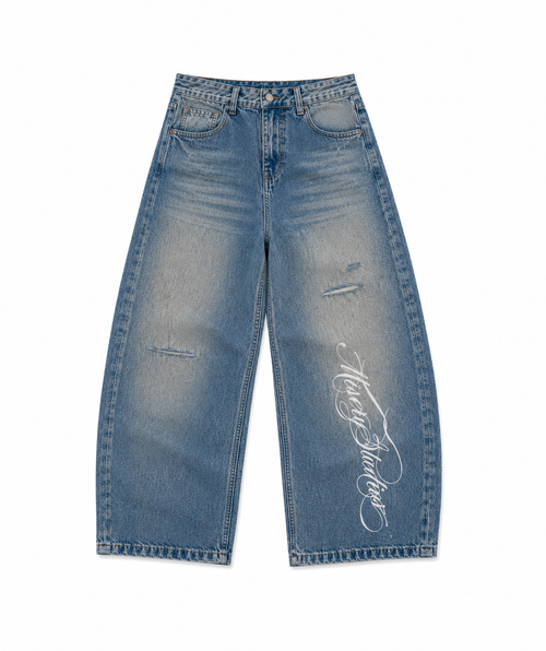 Blue Freeride Baggy Jeans